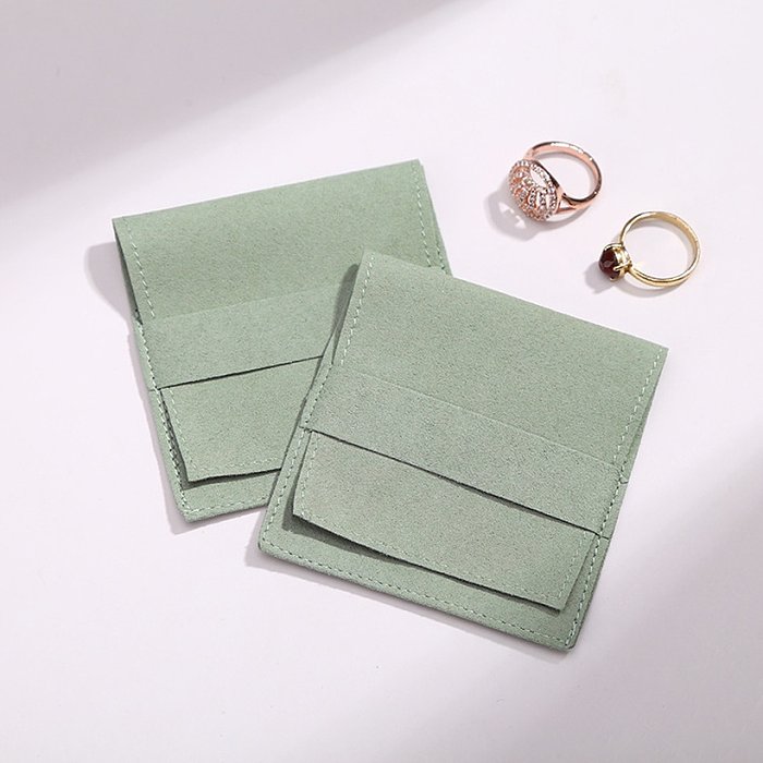 Simple Style Solid Color Synthetic Fibre Jewelry Packaging Bags 1 Piece