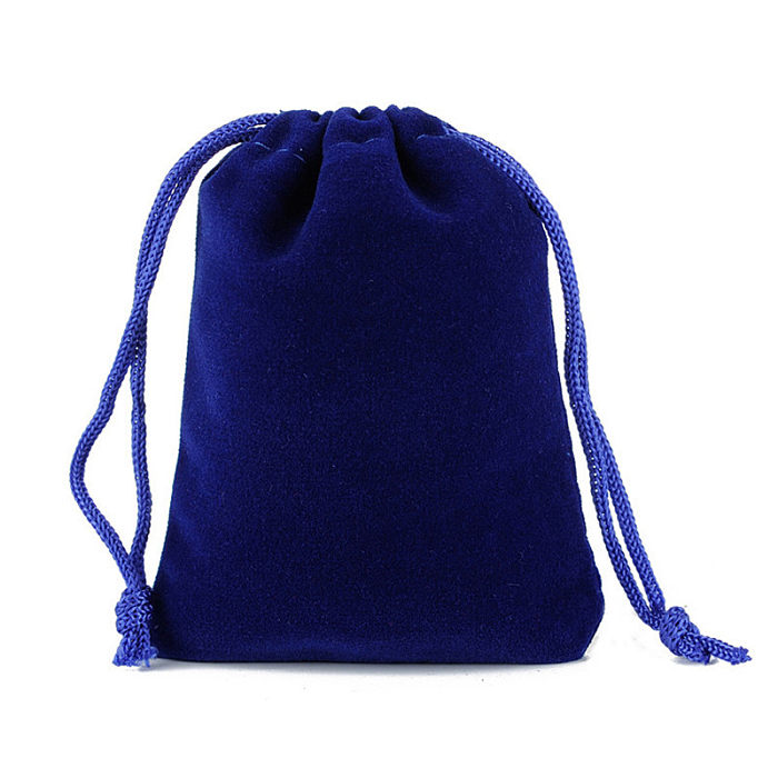 Drawstring Beam Storage Flannel Bag Jewelry