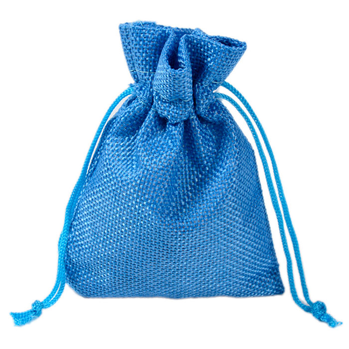 Simple Style Solid Color Cloth Drawstring Jewelry Packaging Bags