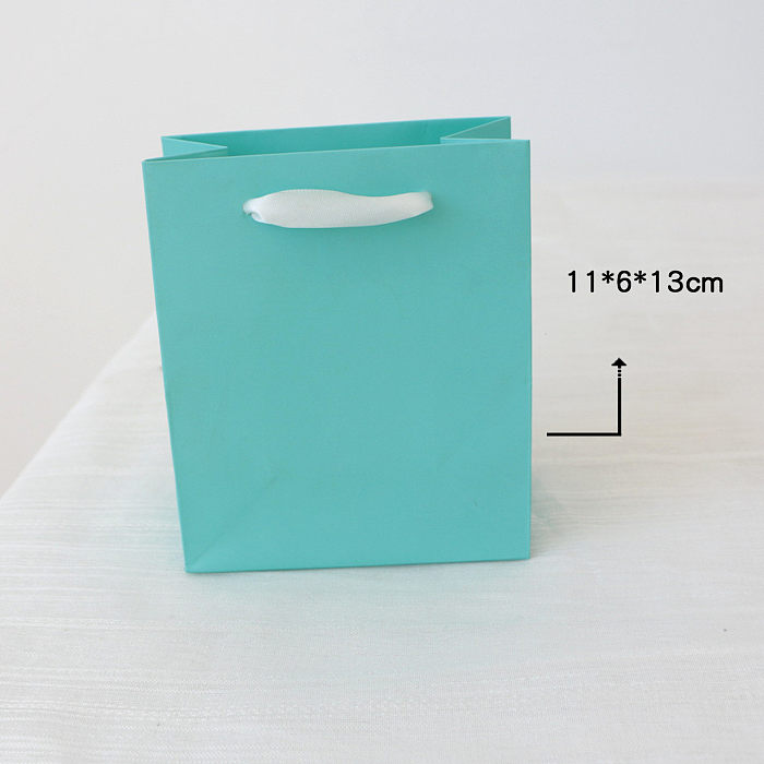 Fashion Solid Color Paper Jewelry Boxes 1 Piece