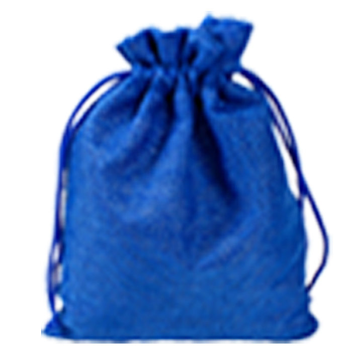 Simple Style Solid Color Cloth Drawstring Jewelry Packaging Bags
