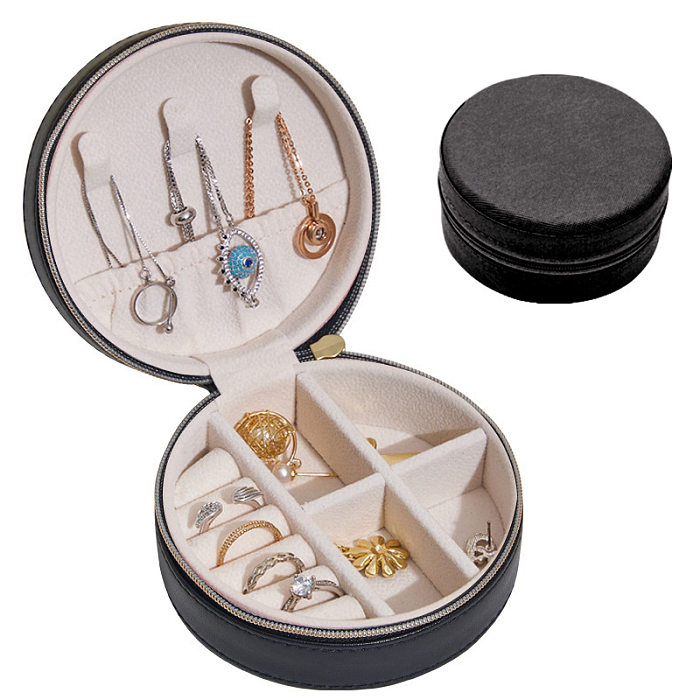 Fashion Leopard PVC Chain Jewelry Boxes 1 Piece