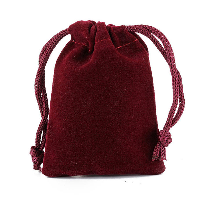 Bijoux de sac en flanelle de stockage de faisceau de cordon