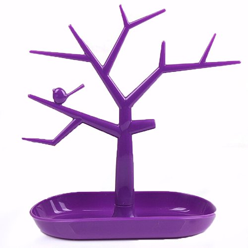 Tree Shape Creative Jewelry Stand Bird Tree Display Hanger