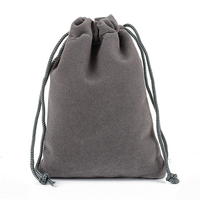 Drawstring Beam Storage Flannel Bag Jewelry