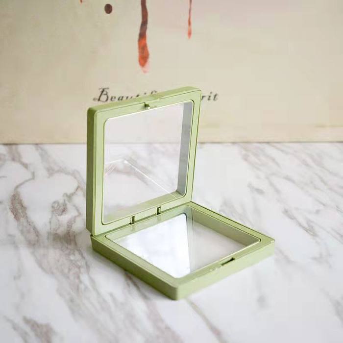 Fashion transparent PE suspension drawer packaging Jewelry storage box