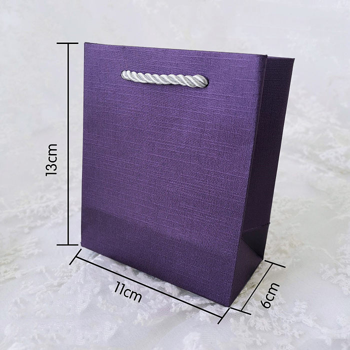 Fashion Solid Color Paper Jewelry Boxes 1 Piece