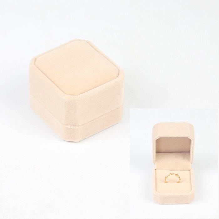 Jewelry Packaging Pendant Necklace Earring Flannel Jewelry Box