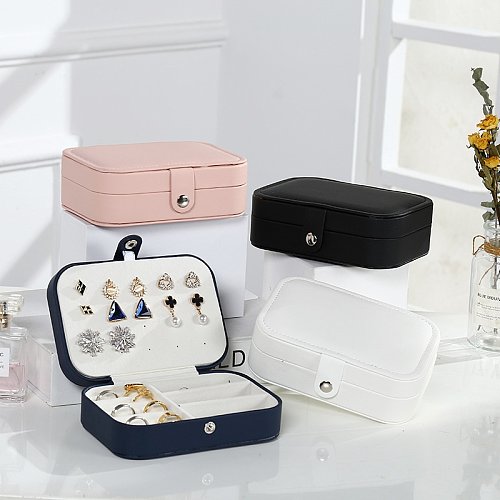 Fashion Solid Color Claimond veins Jewelry Boxes