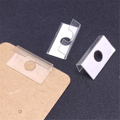 Adhesive Sticker Earrings Cardboard Plastic PVC