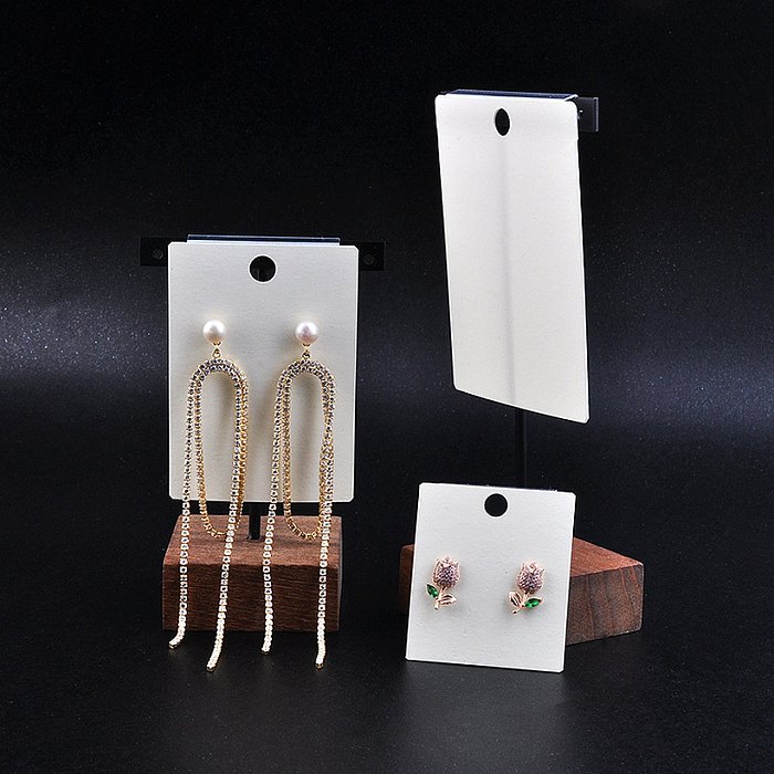 Earring Jewelry Packaging Wholesale White Brooch Ornament Cardboard