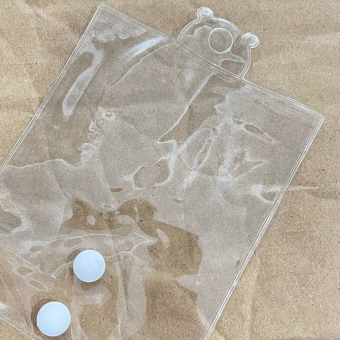Bolsas de embalaje de joyería de plástico transparente de estilo simple 1 pieza