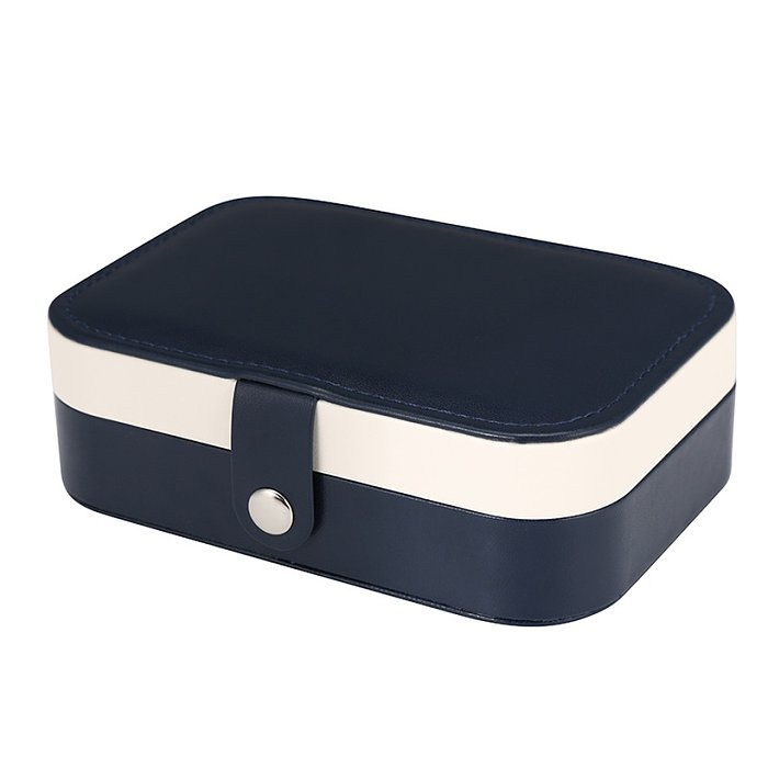 solid color metal buckle Jewelry Storage Box