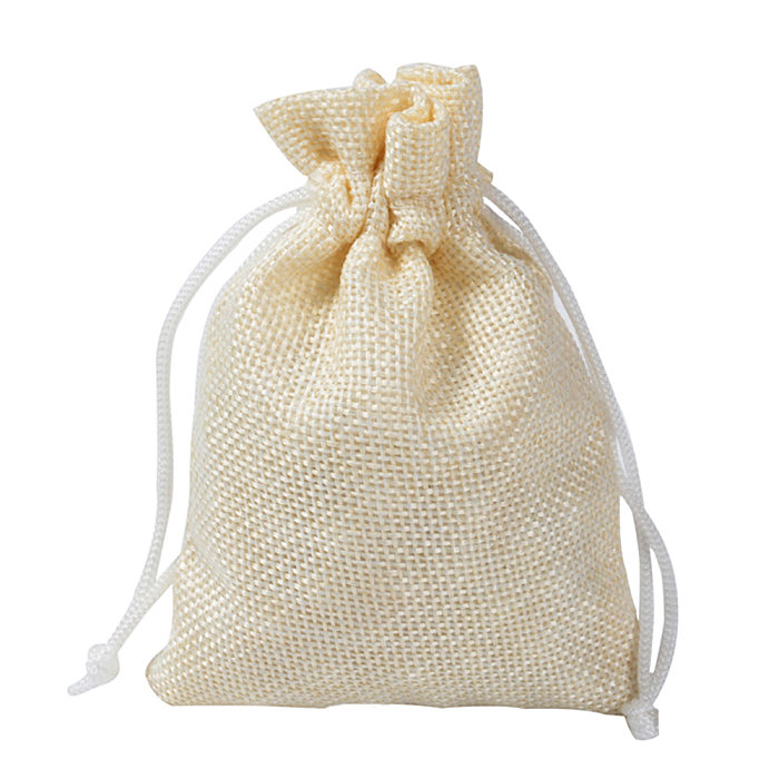 Simple Style Solid Color Cloth Drawstring Jewelry Packaging Bags