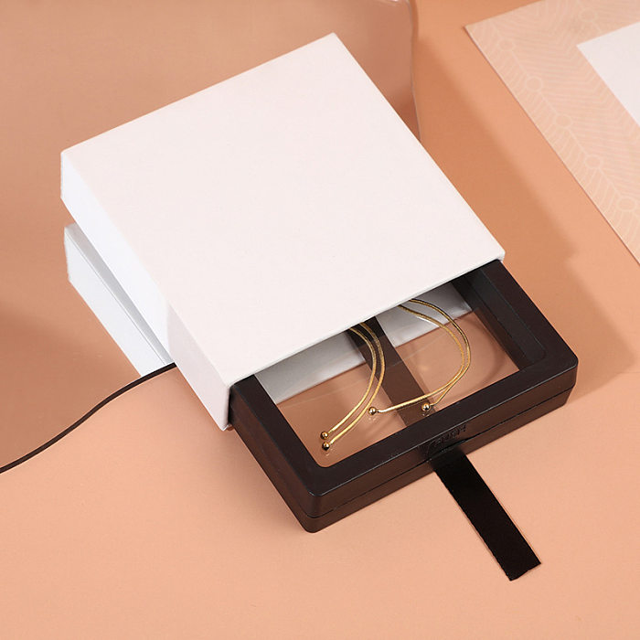 Drawer Jewelry Transparent PE Suspension Packing Box
