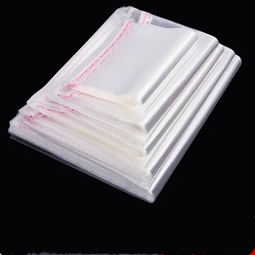 Transparent plastic packaging bags selfadhesive opp bags jewelry clothing seal bags wholesale