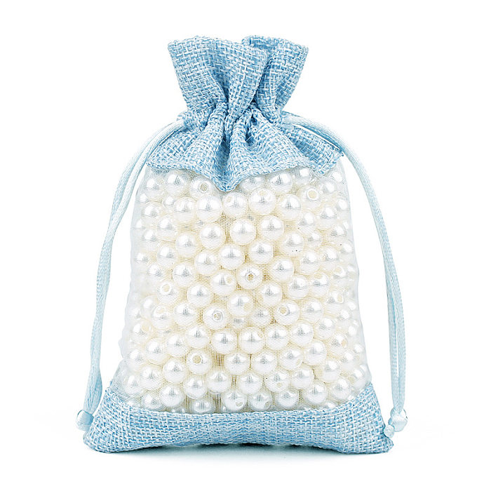 100 peças saco de imitação de jóias saco de cordão saco de embalagem de presente saco de embalagem