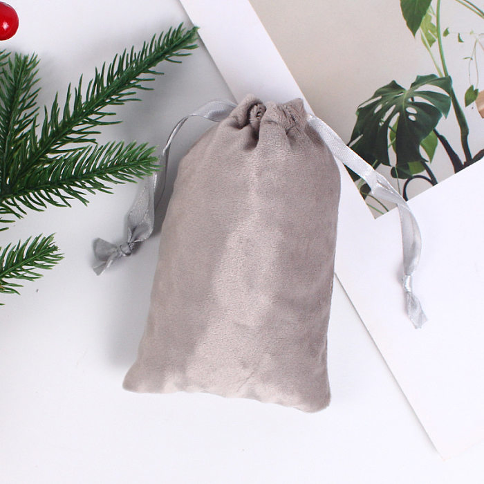 50 pcs drawstring velvet drawstring pocket fashion jewelry bag packaging soft velvet bag