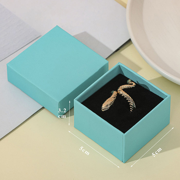 Caja de embalaje de almacenamiento de joyería de accesorios de collar de pendientes de anillo al por mayor