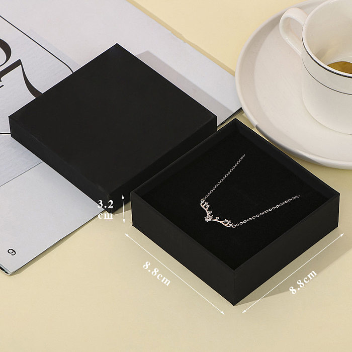 Caja de embalaje de almacenamiento de joyería de accesorios de collar de pendientes de anillo al por mayor