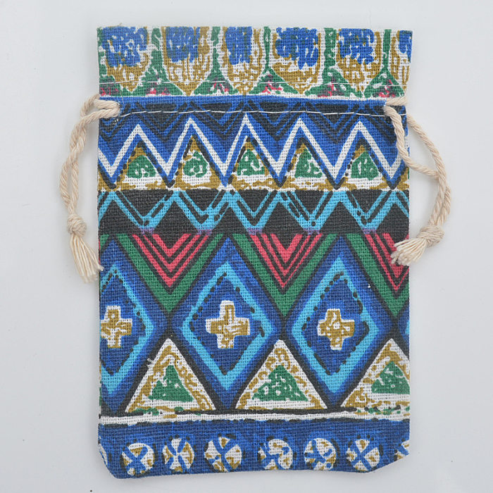 Ethnic Style Geometric Cotton Festival Gift Bags