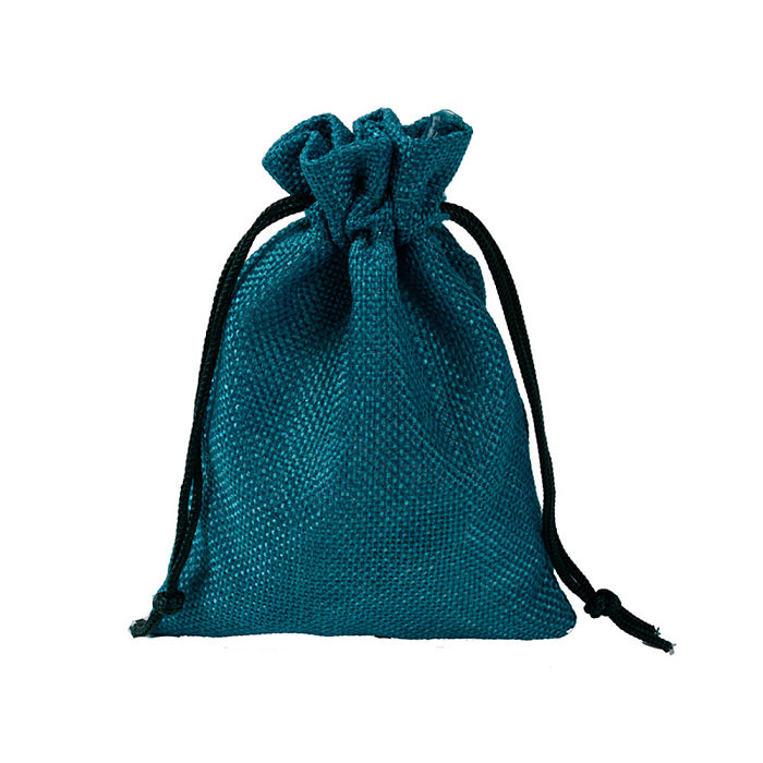 Simple Style Solid Color Cloth Drawstring Jewelry Packaging Bags