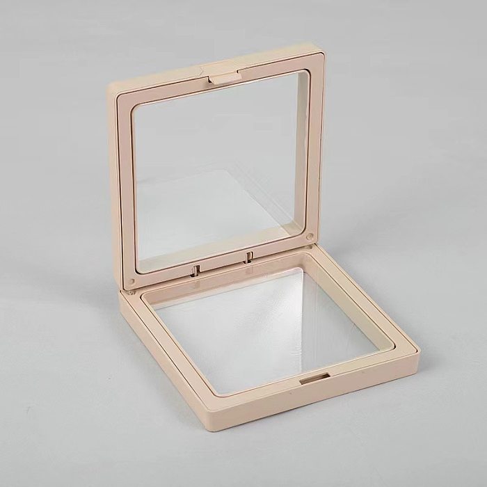 Fashion transparent PE suspension drawer packaging Jewelry storage box