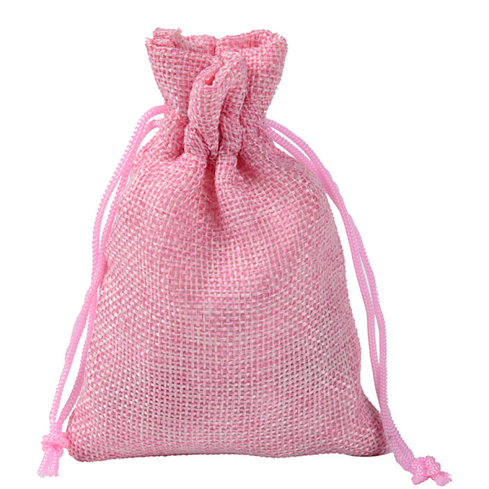 Simple Style Solid Color Cloth Drawstring Jewelry Packaging Bags