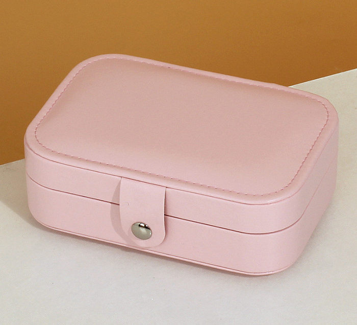 Basic Solid Color Synthetics Jewelry Boxes