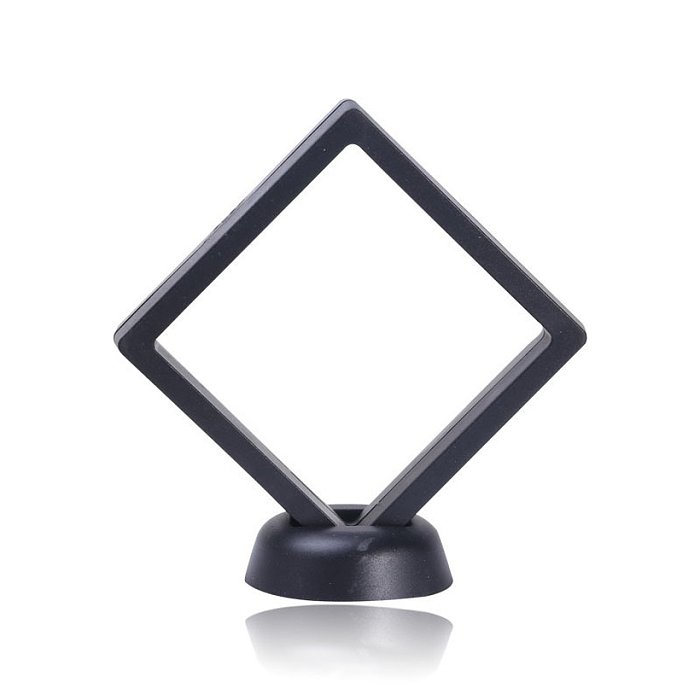Porte-bijoux acrylique carré de style simple