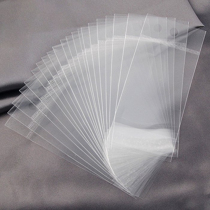 OPP bags transparent selfsealing color printing jewelry packaging card