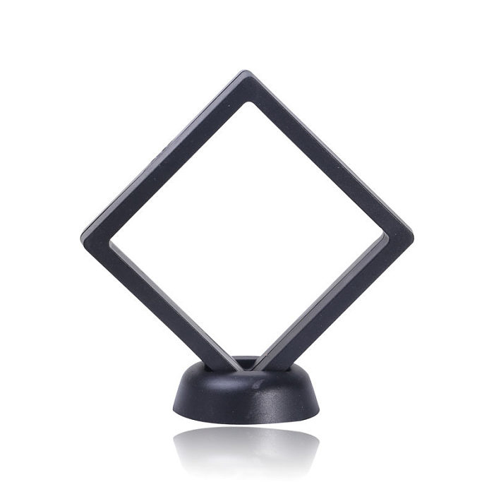Porte-bijoux acrylique carré de style simple