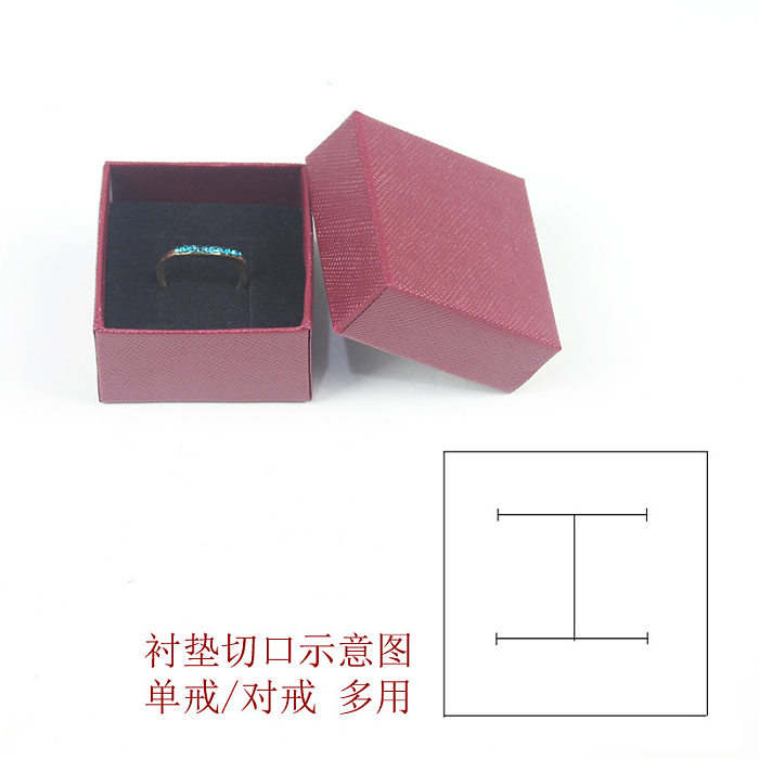 Ring Box Spot Carton Pendant Stall Jewelry Display Packaging Box