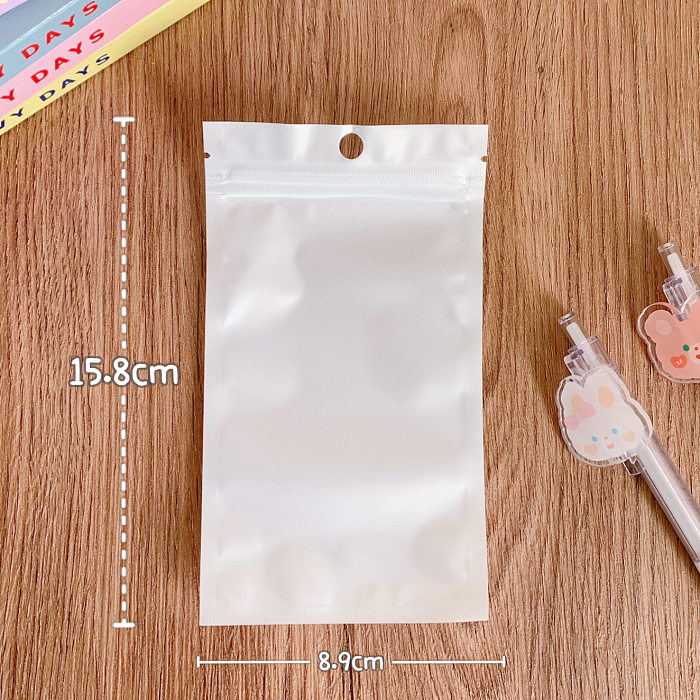 New Hanging Size Sealing Pocket Pearlescent Storage Bag