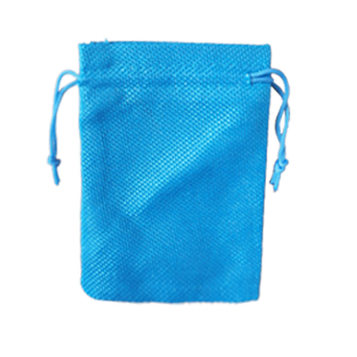 Simple Style Solid Color Cloth Drawstring Jewelry Packaging Bags