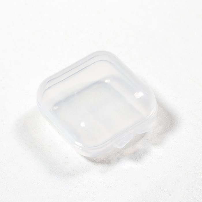 Caixas de joias de plástico de cor sólida estilo simples 1 peça
