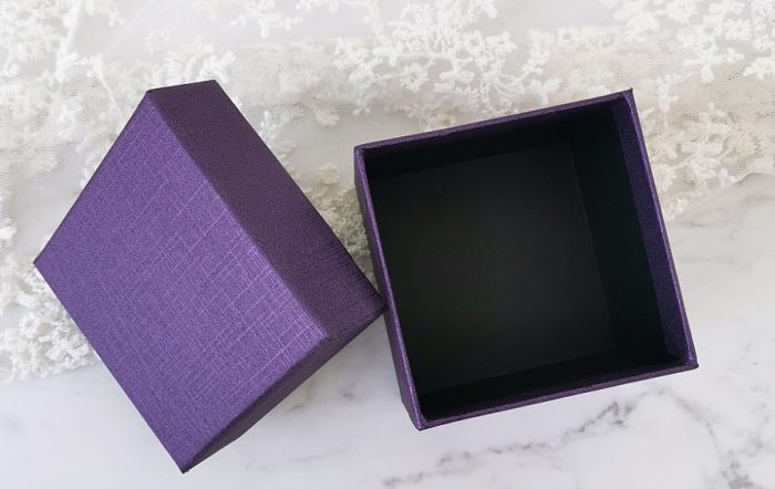 Fashion Solid Color Paper Jewelry Boxes 1 Piece