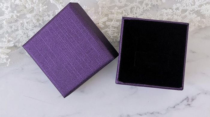 Fashion Solid Color Paper Jewelry Boxes 1 Piece