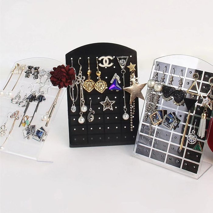 Fashion L Shape Plastic Jewelry Rack 1 Piece