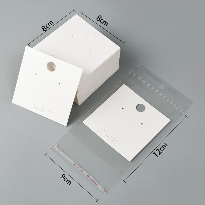 Acessórios básicos de joias para impressão em papel de cor sólida