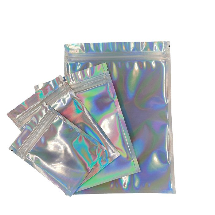 Fashion Simple Style Solid Color Synthetics Transparent Jewelry Packaging Bags
