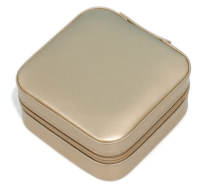 Caja de almacenamiento de cuero Pu de color sólido de estilo simple