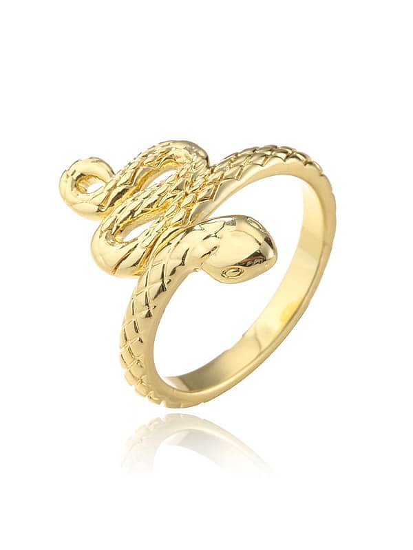 Bague Serpent Vintage en Laiton