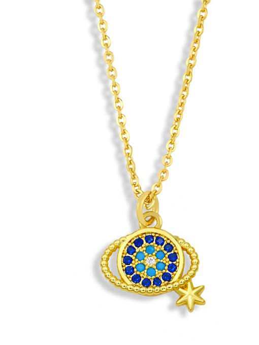 Brass Cubic Zirconia Ball Hip Hop Necklace