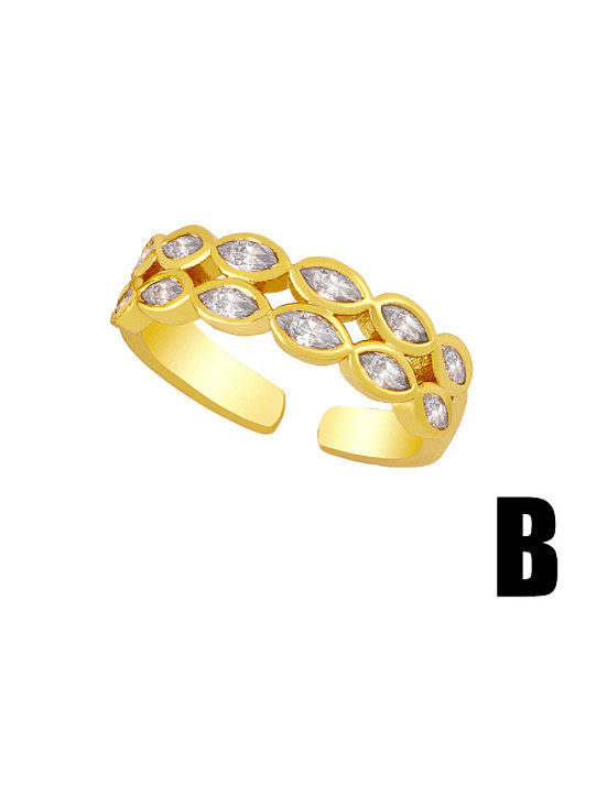 Brass Smiley Hip Hop Band Ring