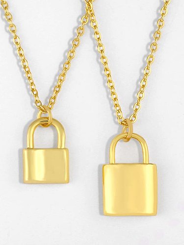 Brass Locket Minimalist pendant Necklace