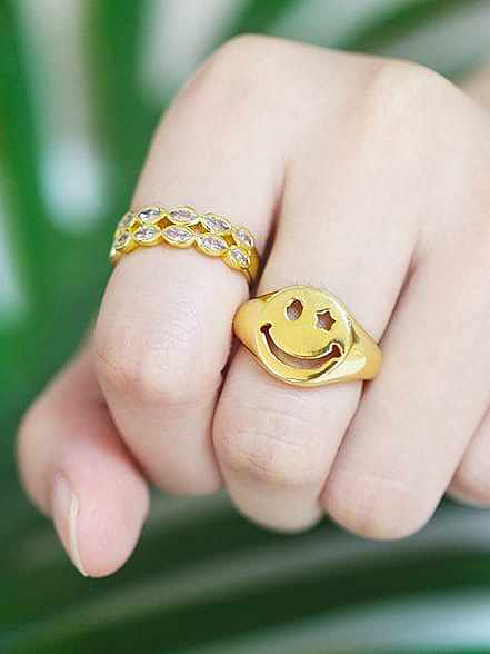 Messing-Smiley-Hip-Hop-Band-Ring
