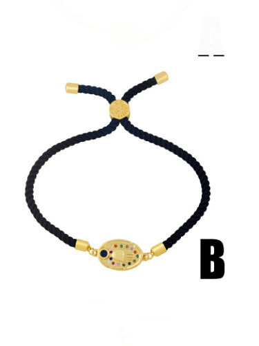 Bracelet à maillons minimalistes papillon en laiton et zircon cubique