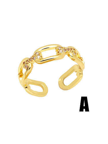 Brass Cubic Zirconia Butterfly Heart Vintage Band Ring