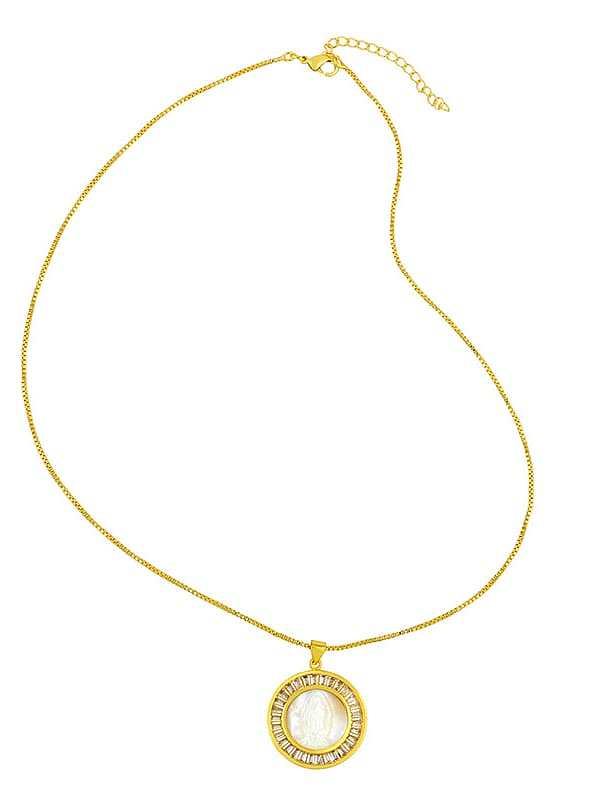 Brass Shell Irregular Vintage Necklace